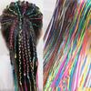 Colorful Girls Hair Braids Rope Strands For African Braids Girls Diy Ponytail Braids Women Styling Hair Accessories