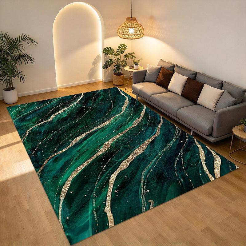 Marble Texture Living Room Nonslip Area Rug Soft Carpet For Bedroom Game Playroom Sofa Office Home Decor Doormat Christmas Gift C926304