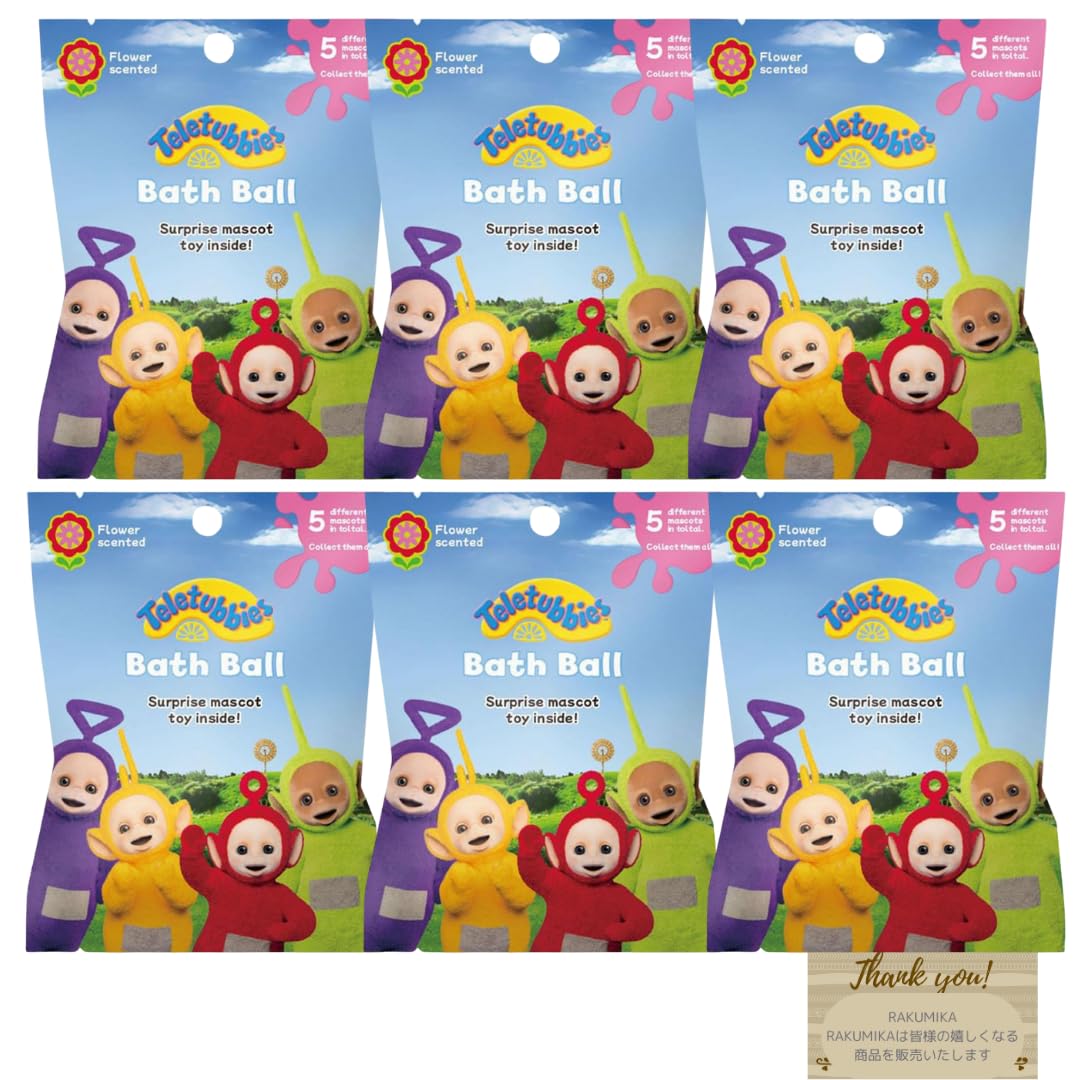 

Набор из 6 шаров-сюрпризов для ванны «Телепузики»,