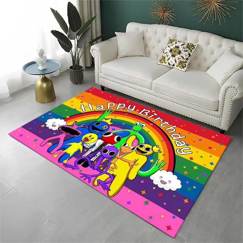 

Game R-Rainbow Friends Cartoon Carpet Rug for Playroom Bedroom Living Room Sofa Home Decor,kid Area Rug Non-slip Floor Mat 40x60cm