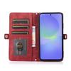 For Google Pixel 10 Pro XL/9 Pro XL Case Zipper Pocket 9 Card Slots PU Leather Phone Cover with Wrist Strap