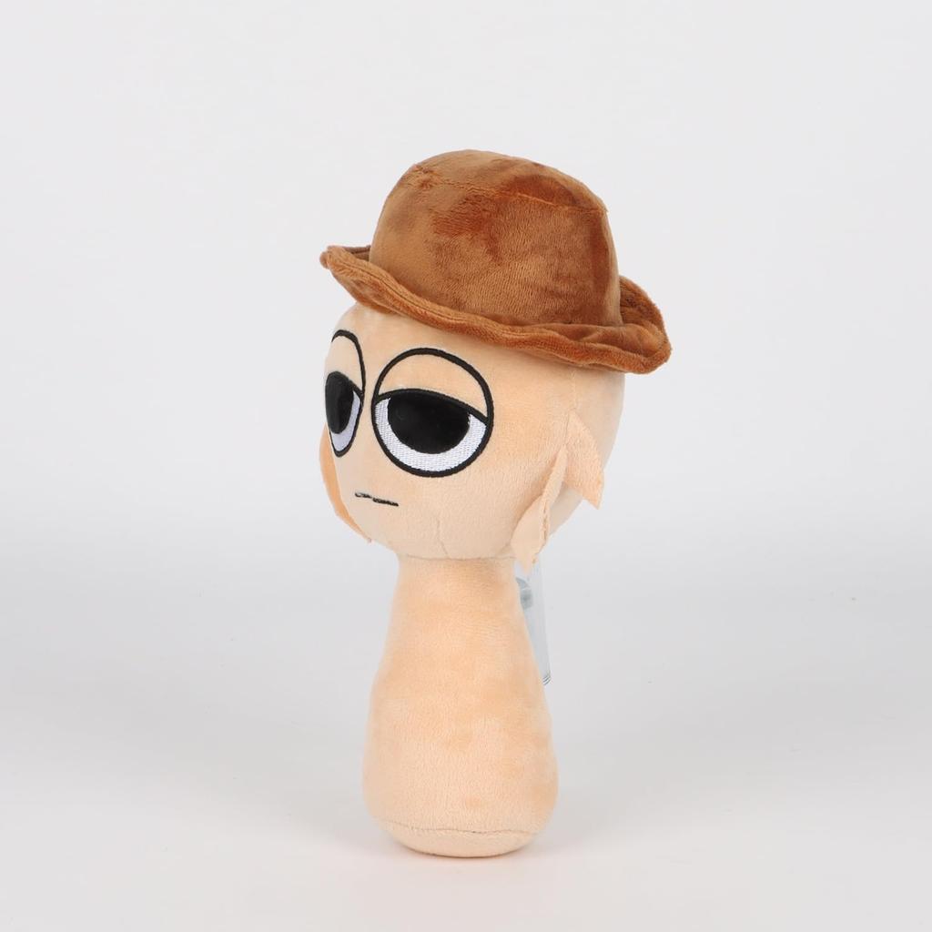 Spranky Plush Toy, 25cm, Horror Game Plush Toy, Soft Animal Pillow Figure, Doll, Christmas or Birthday Gift for Adults and Kids (Hat Style)