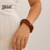 Eco-friendly Resin Bracelet Translucent Bracelet Exaggerated Irregular Shape Retro Lightweight