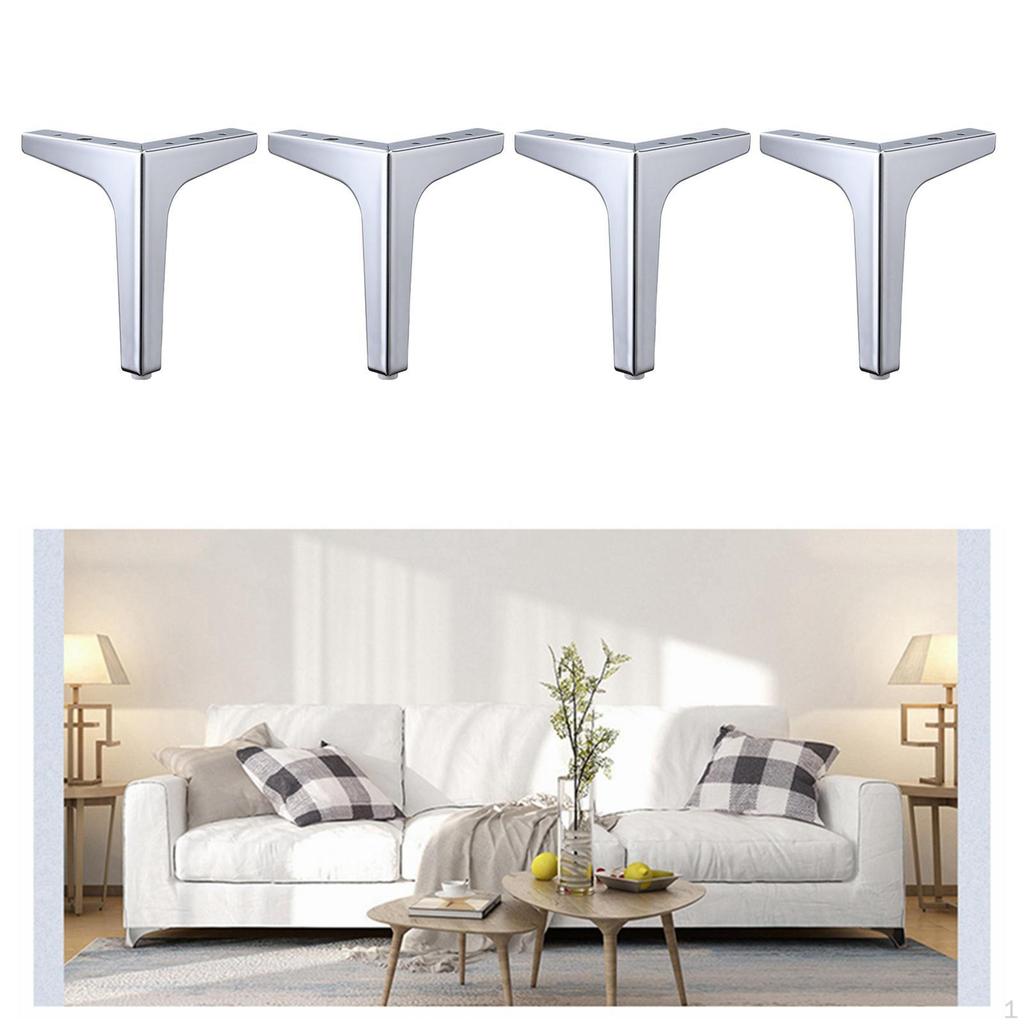 10-17cm Sofa Legs, 4PCS Furniture Table Cabinet Cupboard Feet Replacement