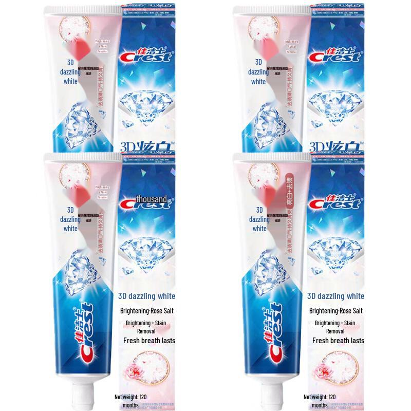 Crest 3D White Rose Salt Toothpaste