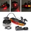 XC-408 Bike Bicycle 7-LED Safety Warning Turn Signal Light Brake Tail Lamp Horn