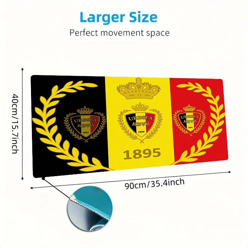 Belgica Color Mouse Pad Large Gaming Table Cushion Non-slip Laptop Tablet Big Mousepad XXL Mat Mini PC Playmat With Lock edge