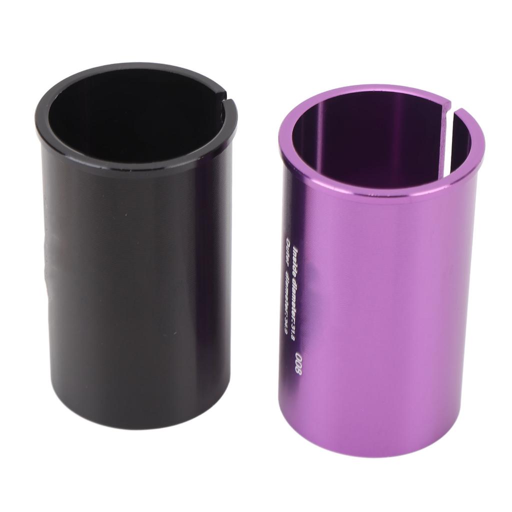 Fahrrad Sattelstützen-Shim Aluminiumlegierung Verbesserte Leistung Sattelstützenrohr-Adapter Reduzierhülse Shim