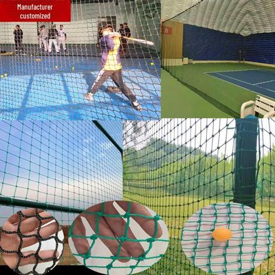Rete Sportiva Senza Nodi in Nylon: Recinzione di protezione e rete di isolamento per calcio, tennis, hockey, baseball