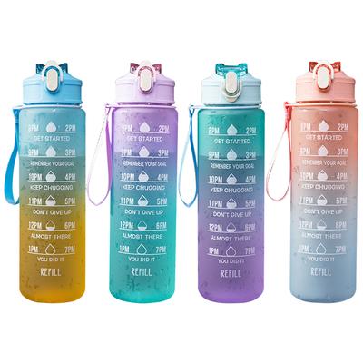 900 ml mattierte Wasserflasche für Outdoor, Sport, Reisen, Fitnessstudio, Trinkflaschen, Wasserkocher