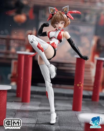 PLATZ/MONO/E-model 1/12 Scale Armored Girl: Lion the Awakened Lion (Includes 1 Each of Base Ver. and Armed Ver.) Plastic Model Kit EM2024002