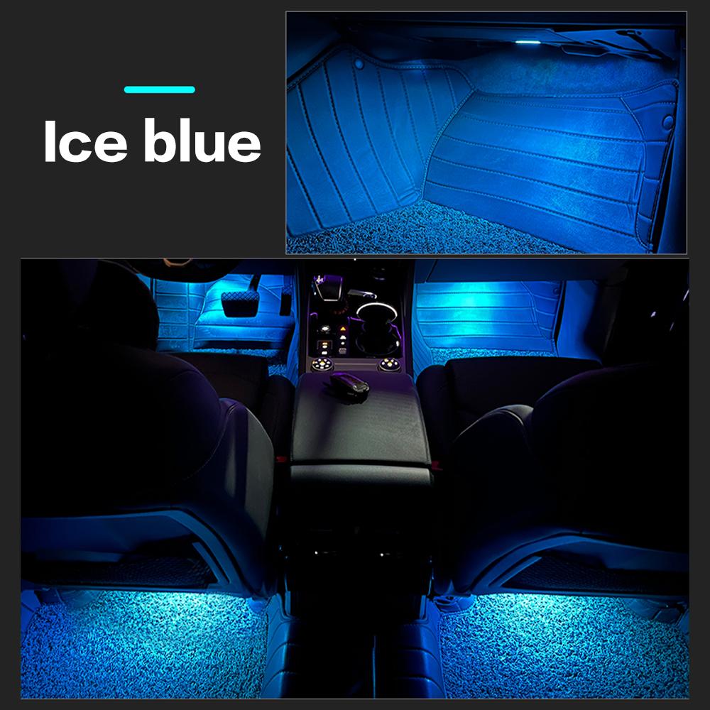 For SEAT Ateca Ibiza ST Toledo Leon 2013 2014 2015 2016 2019 LED RGB Car Footwell Lamp Atmosphere Light Interior Accessories