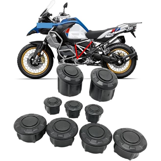 Motorcycle Frame Hole Caps Cover Plug Compatible With BMW R1200GS R 1200 GS LC Adventure ADV R1250GS R 1250 GS Adventure 2014-2023 2021 2022(Black B)