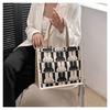 2025 New Large-capacity Bag Women's Fashion Cute Rabbit Cotton and Linen Handheld Shoulder Bag To Work Commuter Tote Bag