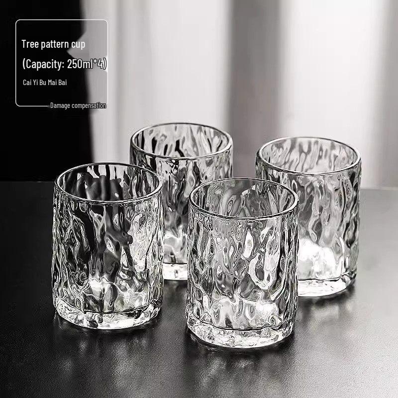 ZISIZ Tree Pattern Glass Pitcher with Tea Infuser