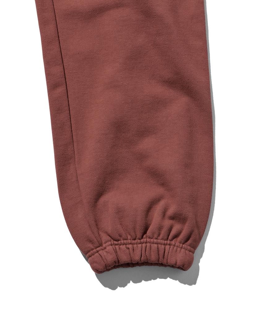 DISCUS ATHLETIC Heavyweight Letter Logo Sweatpants Brick Red