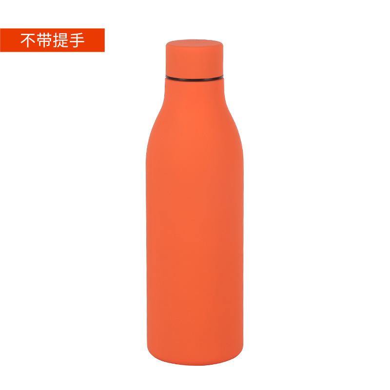 Schöner Griff Kleine Mundflasche 304 Edelstahl Thermosbecher Tragbarer Sportwasserbecher Geschenkbecher