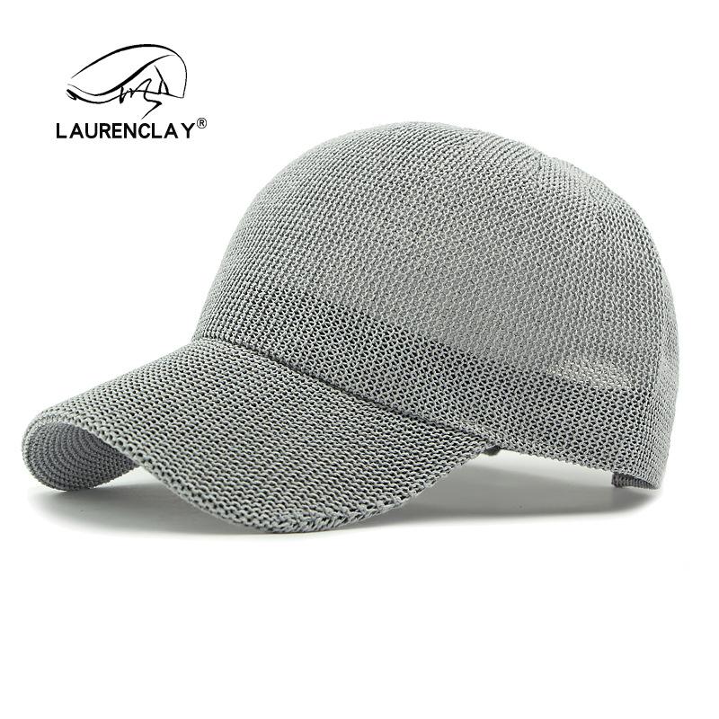 Hat Women's Summer Breathable Mesh Baseball Cap Simple Sunscreen Sun Hat Knitted Hollow Light Board Cap