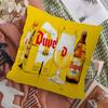 Duvel Bier Kissenbezug Polyester Sofakissen Dekorative Wurfkissen Heimdekoration Kissenhülle