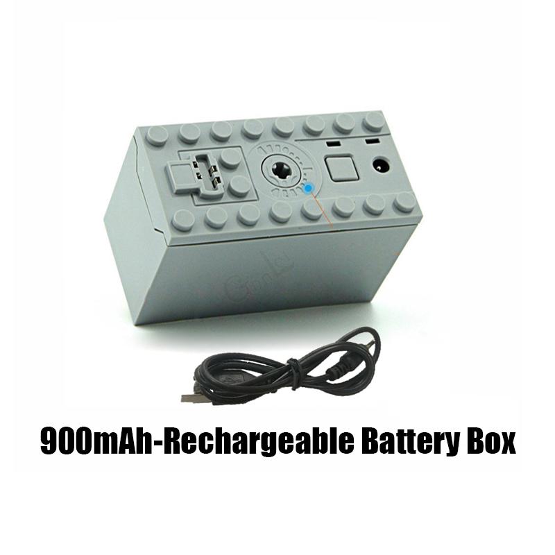 Rechargeable Battery Box 8878 -1 54599 Moc Building Blocks Cars Motor Toys Compatible With 84599 64227 58122 58123B Parts Toys