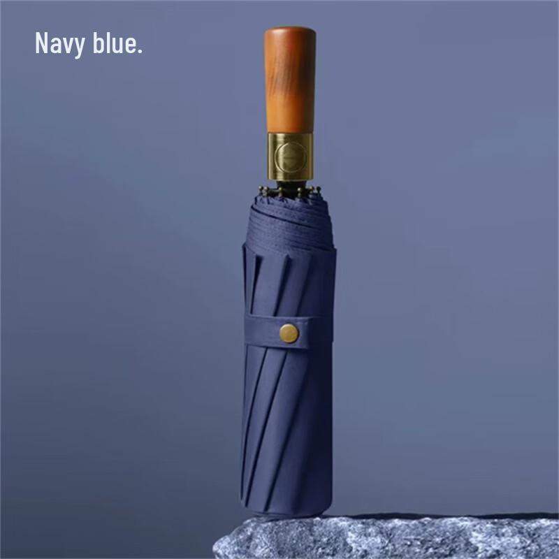 Automatic Solid Wood Handle Umbrella