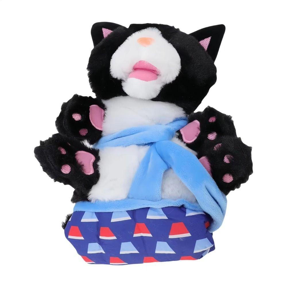 Interactive Cat Toys Wrestling Glove Sturdy Padding Animal Hand Glove Durable Cat Dolls  Safe Play