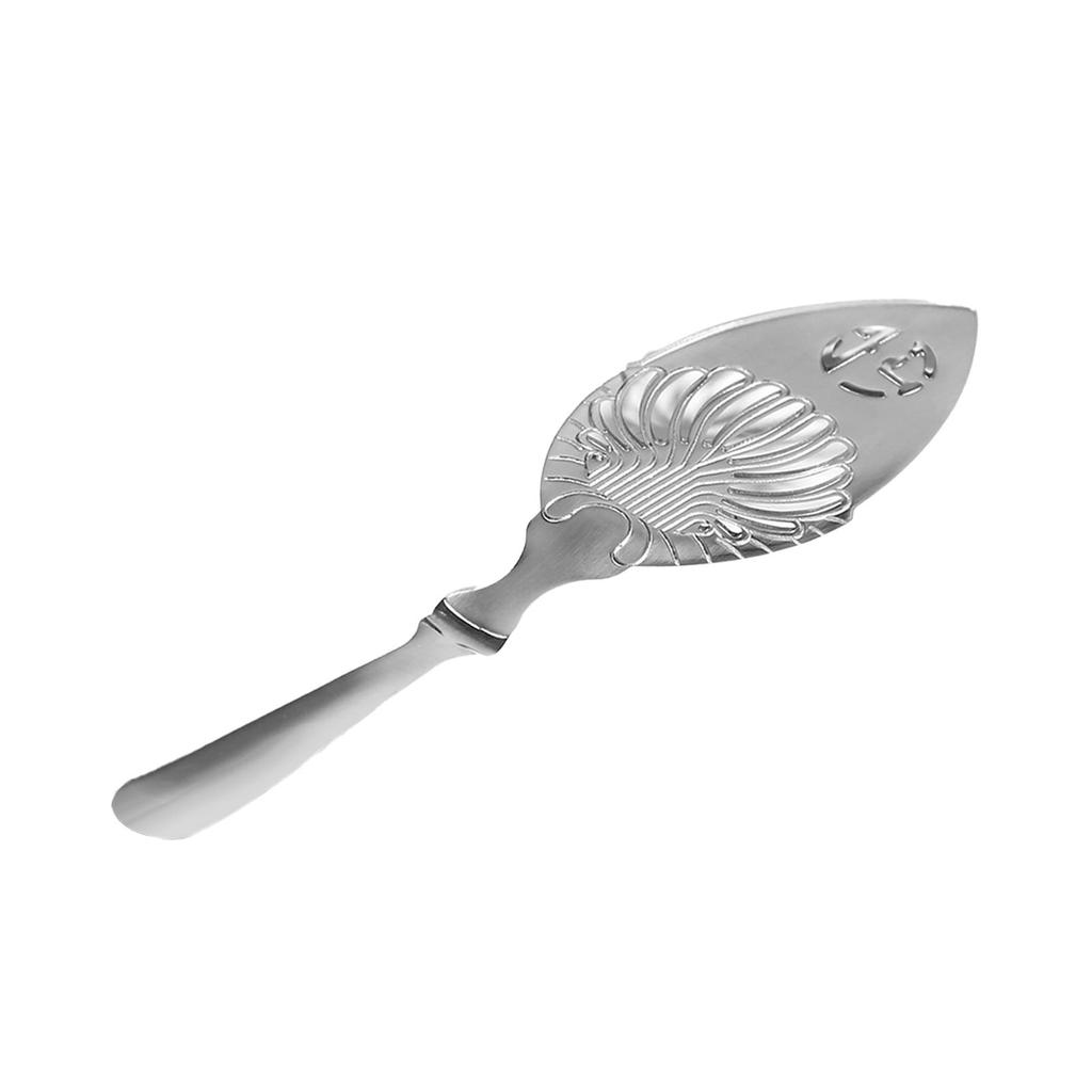 1pc 304 Stainless Steel Unique Design Cocktail Bar Glass Cup Drinking Filter Wormwood Spoon