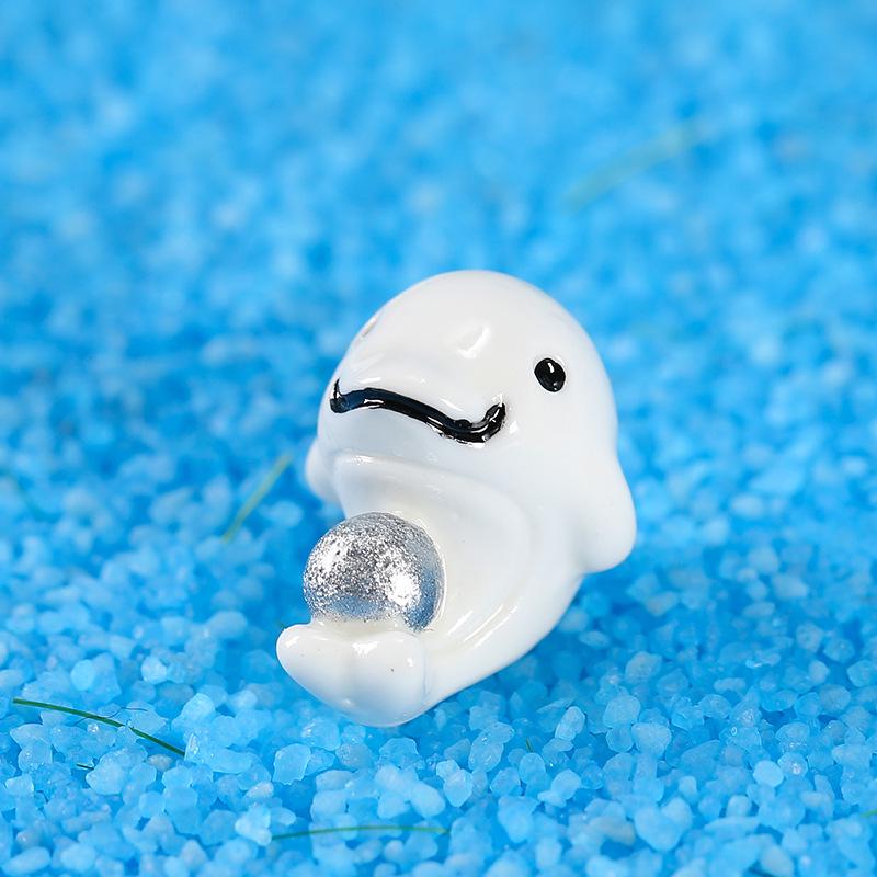 Mini Dolphin Marine Animal Ornaments for Aquarium and Desktop Decor