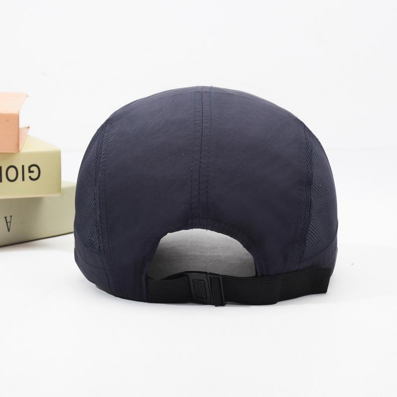 Outdoor men's mountaineering cap three-fold baseball cap foldable mesh cap running sports men's and women's quick-drying hat