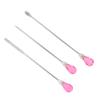 3Pcs Professional Nail Art Stirring Rod Spatula Set Stainless Steel Needle Stick Nail   Tools