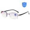 Nye Lesebriller Anti Blue Rays Presbyopia Goggles Dame Vintage Rimless Eyewear