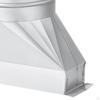 Duct Transition Vent Connector Adapter Galvanized for Ventilation System