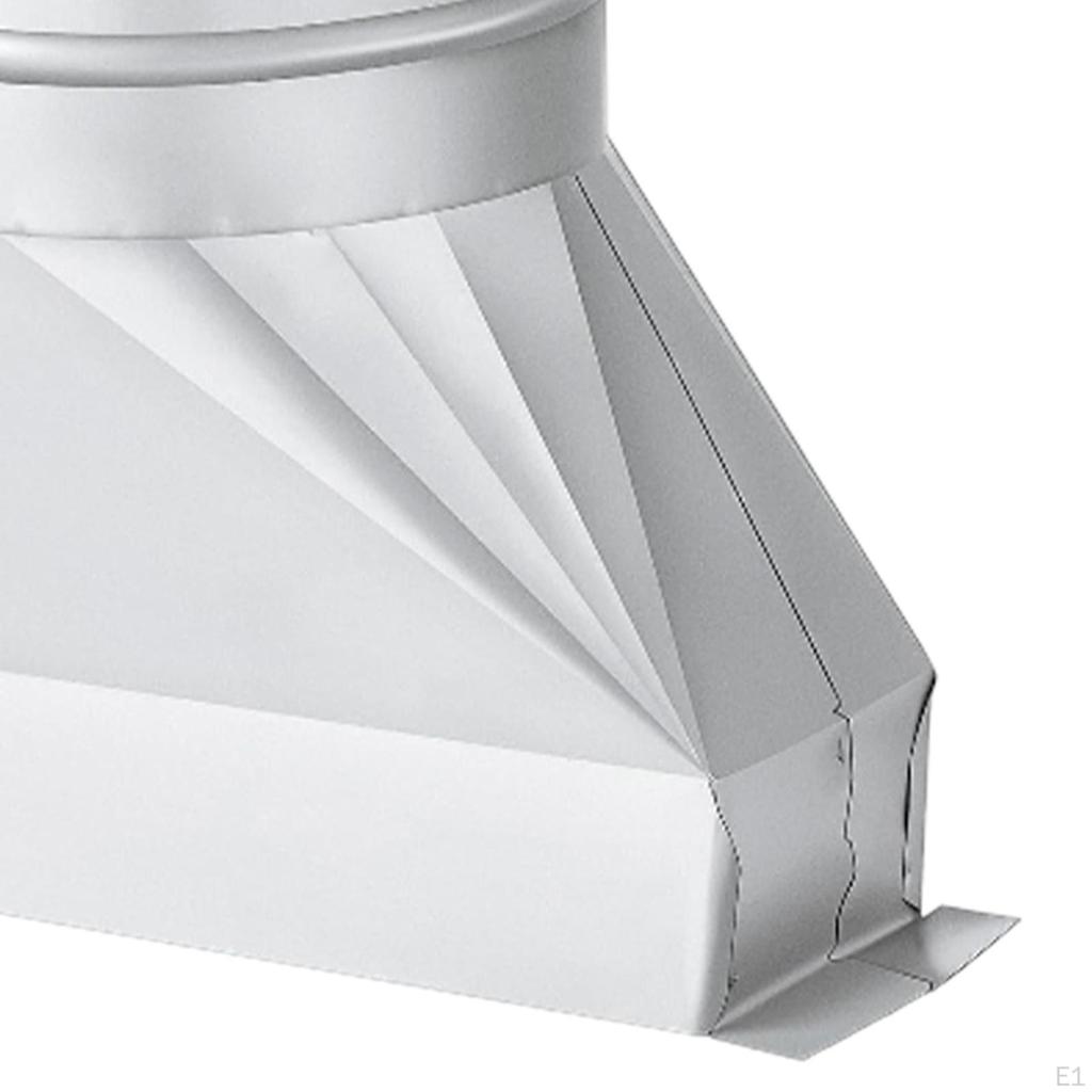 Duct Transition Vent Connector Adapter Galvanized for Ventilation System