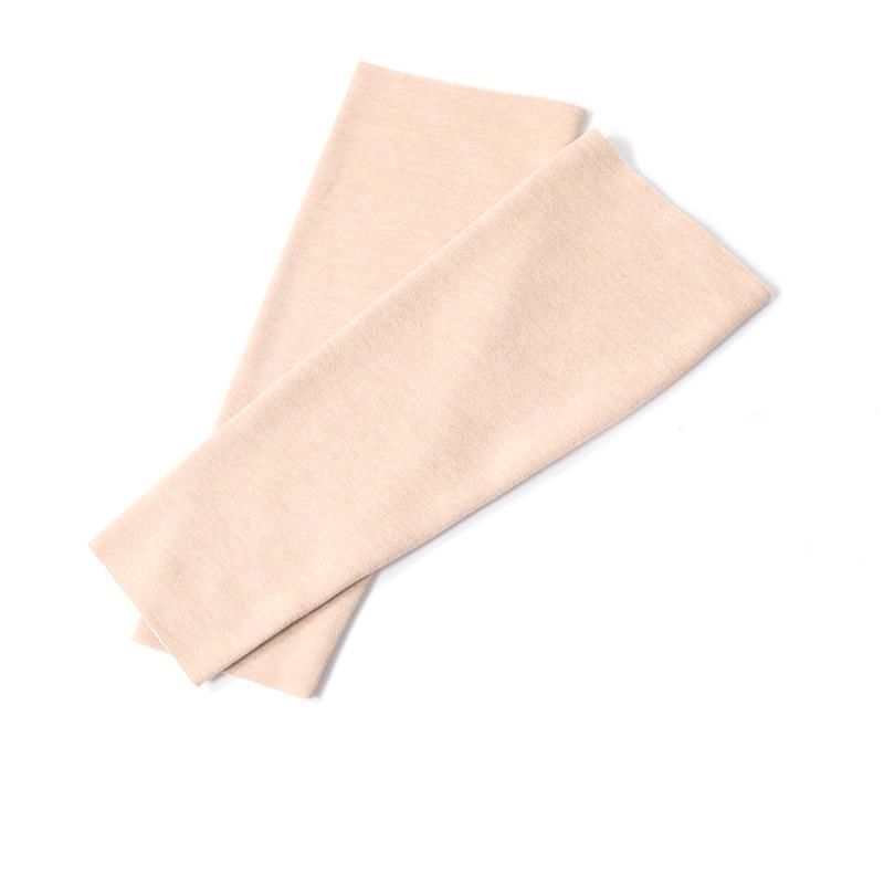 Jedwabna mulberowa opaska na łokieć dla mężczyzn i kobiet - Cienka, długa rękawowa ochrona ramienia na wiosnę/lato