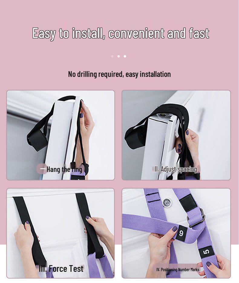 Aerial Yoga Rope Hammock for Lumbar Extensions & Handstands