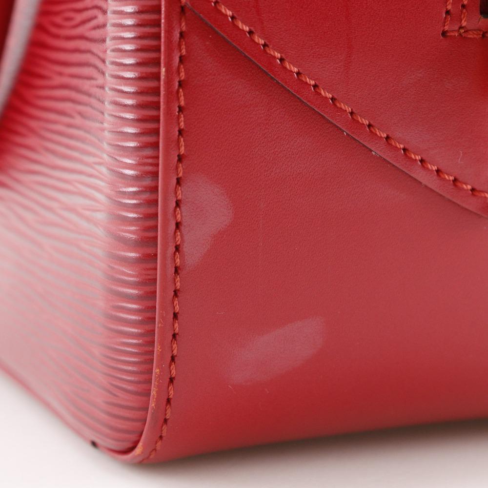 LOUIS VUITTON Sablon Handbag M52047 Red Epi Leather Women Used