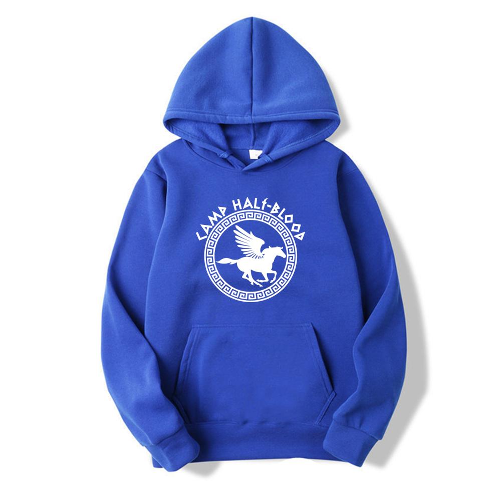 Camp Half Blood Hoodies Höstträningsläger Spel Huvtröja Unisex Grafiska Huvtröjor Kvinnor Pullover Halloween Magisk Gåva