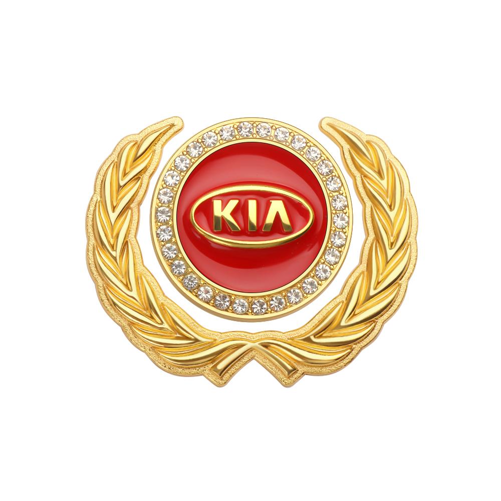 

2026 Hot Car Sticker 3D Metal Car Motorcycle Decal Stickers Emblem Badge For Kia Rio Picanto Sportage Niro Morning Ceed ProCeed