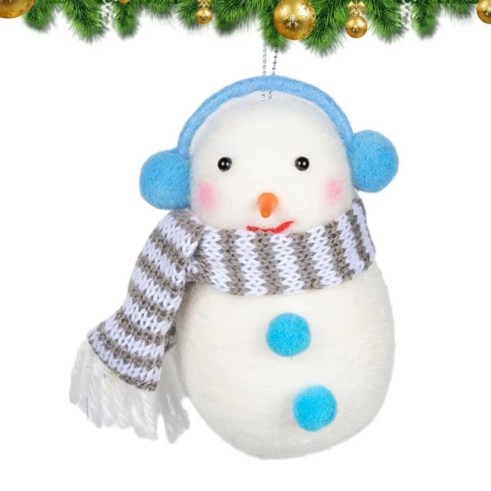 Handmade Snowman Hanging Ornaments Felt Fabric Snowman Snowman Christmas Decoration  New Year Gifts