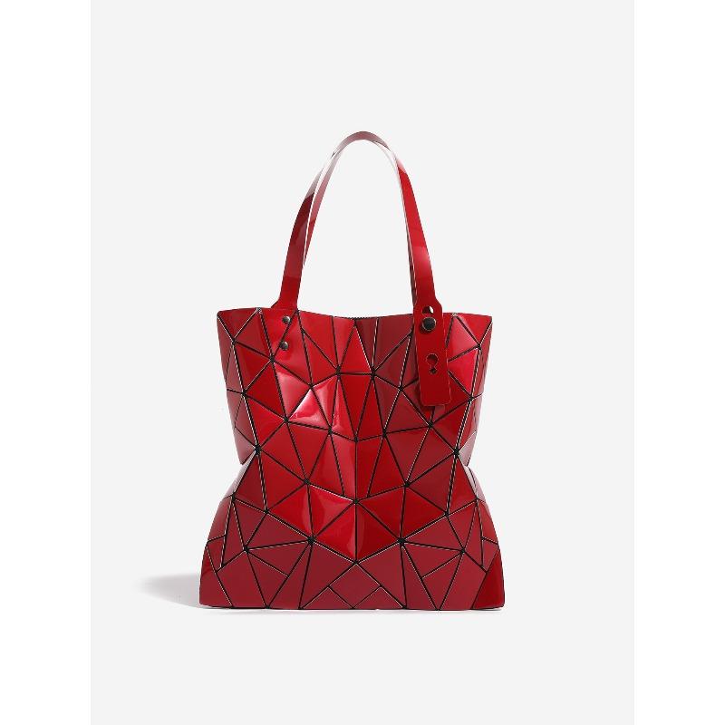 Borsa a Spalla Singola Geometrica a Forma di Diamante, Grande Capacità, alla Moda