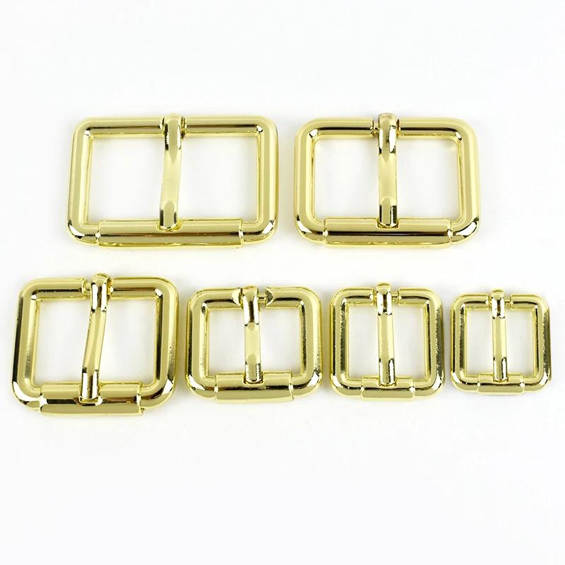 5Pcs 10-38mm Metal Pin Buckles Backpack Belt Adjust Buckle Handbag Webbing Roller Sliders Clasp DIY Leather Hardware Accessories