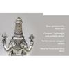 Lord Tirupati Balaji Kamal Silver Plated Idol for Car Dashboard | Lord Venkateswara Swamy for Diwali Decor