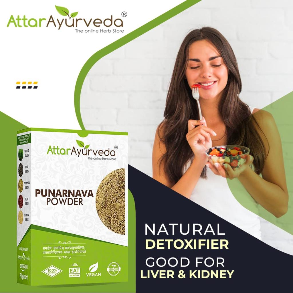 Attar Ayurveda Punarnava Polvere 250 g Polvere Erboristica Naturale Ayurveda Supporto Benessere Quotidiano Polvere Vegetale Pura