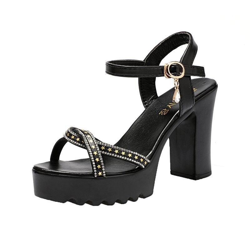 Summer Open-toed High-heeled Sandals European and American Style Personalized Fashion Women's High Heels Joint Versatile Women's Shoes