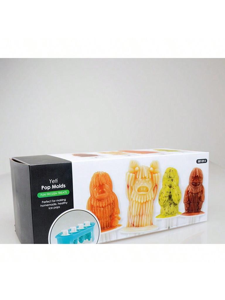 Reusable horror silicone popsicle mold for summer kitchen small tool, used for DIY homemade Halloween