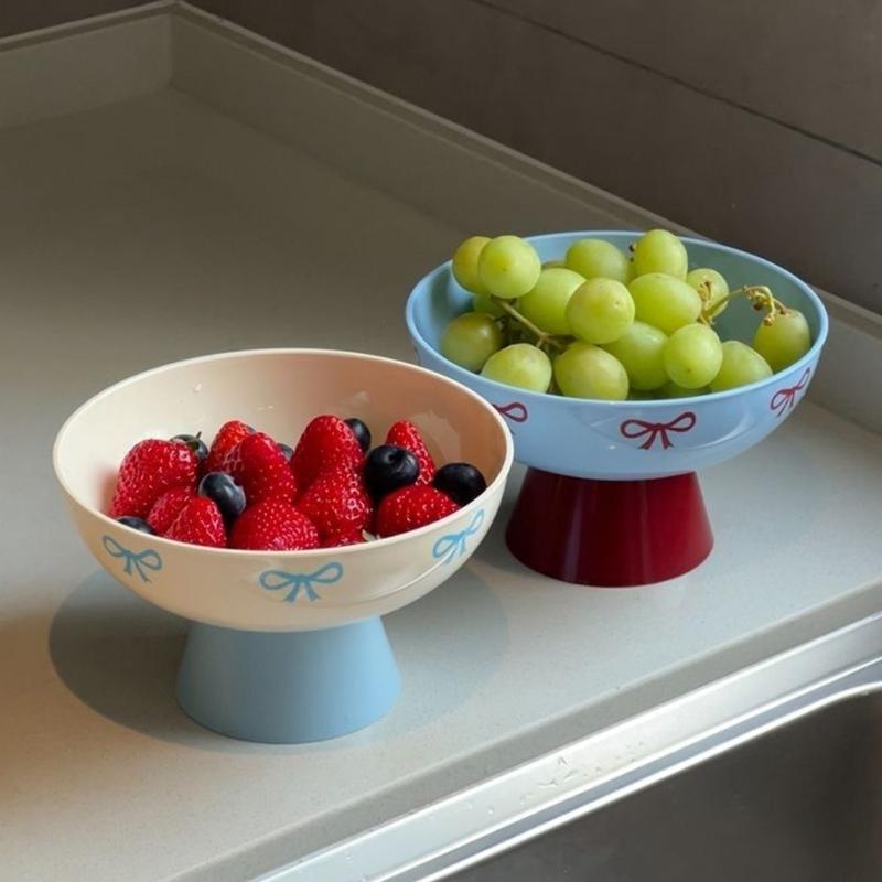 Innovative Plastic Snacks Tray With Drainage System Multipurpose Serving Bowl For Parties Family Gatherings