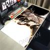 HD Printing Black and White Mouse Pad Anime Large Mousepad Bleach Manga Desk Mats Laptop Office Rubber Pc Gaming Non-Slip Carpet