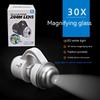 Mobile Phone Magnifier Universal 30X Glass Lens Camera Clip Microscope Universal Portable Illuminant Identification Loupe Lupa