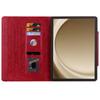 Applicable To Samsung Tab S10FE + Tablet Leather Case, Solid Color Business Leather Pattern Card Holder Anti-drop Case S11