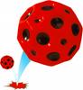 Galaktischer Ball Springender Meteor Weltraum Ball Galaxie Ball 7 Cm